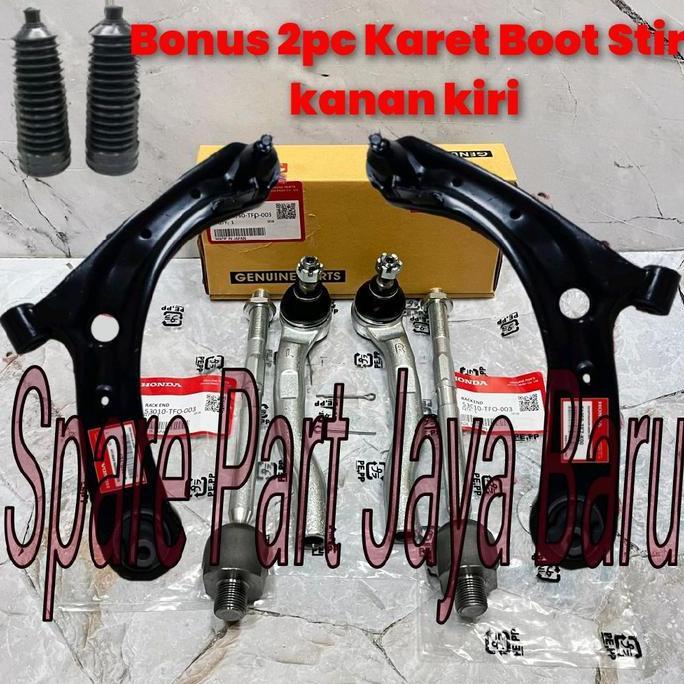 Best Promo, Paketan Kaki Kaki Depan Honda Mobilio Brv 2014-2021 8Pc Lower Arm Depan Set Tie Rod End 