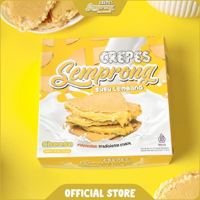 Semprong Susu Lembang - Keju Susu Kue Semprong Cemilan Oleh-Oleh Bandung
