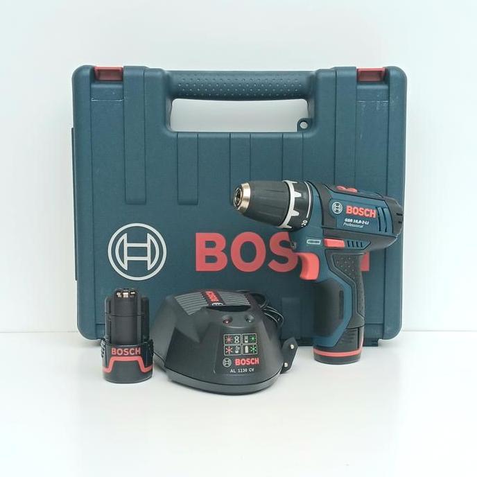 Bosch Gsr 10.8 2 Li Drill Driver Cordless Mesin Bor Baterai 10.8V-12V Gsr 10.8-2-Li