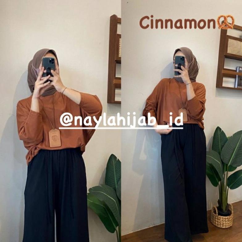 Viona Batwing Shirt By Naylahijab_Id/Kaos Batwing Premium/Soera Batwing Shirt Kaos Sora Batwing Batw