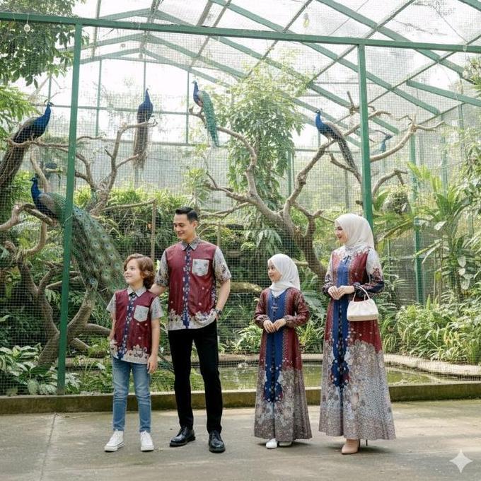 Elraya Couple Lebaran Keluarga Silk Premium | Baju Couple Pasangan Kondangan Gamis Kemeja Silk Premi