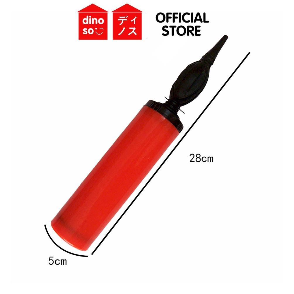 Dinoso Pompa Balon Tangan Manual Warna Warni