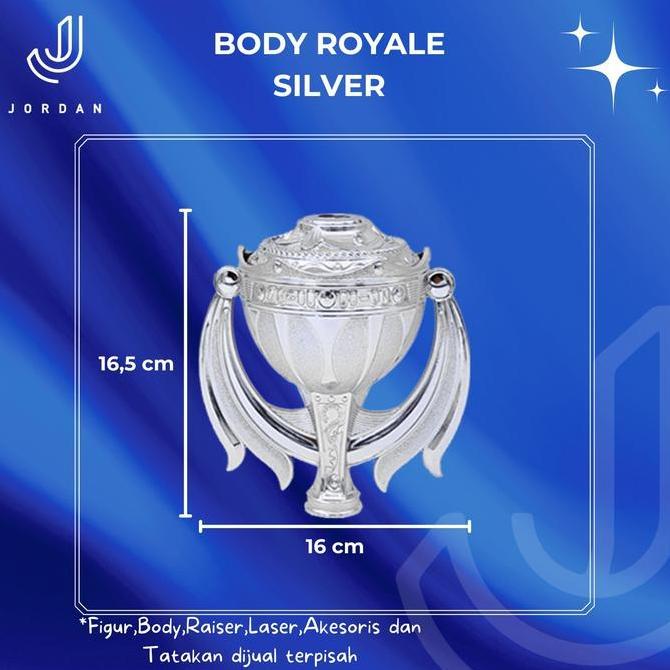 Body Piala Cup, Body Piala Royale, Cup Trophy, silver, Jordan Trophy