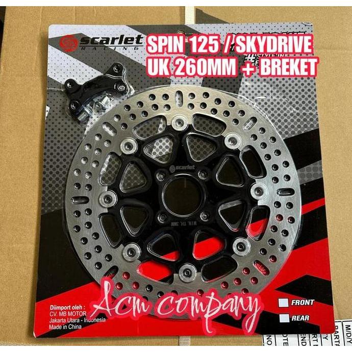 Disc 260Mm Pnp Spin 125 / Skydrive Piringan Cakram Depan Besar Variasi