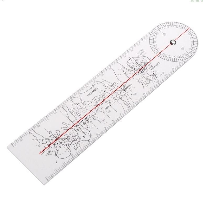 Goniometer Alat Fisioterapi / Goniometer Alat Fisioterapi Penggaris / Penggaris Sudut
