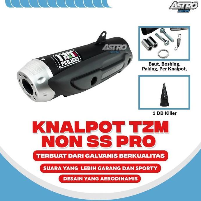 Grosir Tzm Knalpot Scoopy New Prestige Genio Beat Deluxe Std Non Ss Pro Full