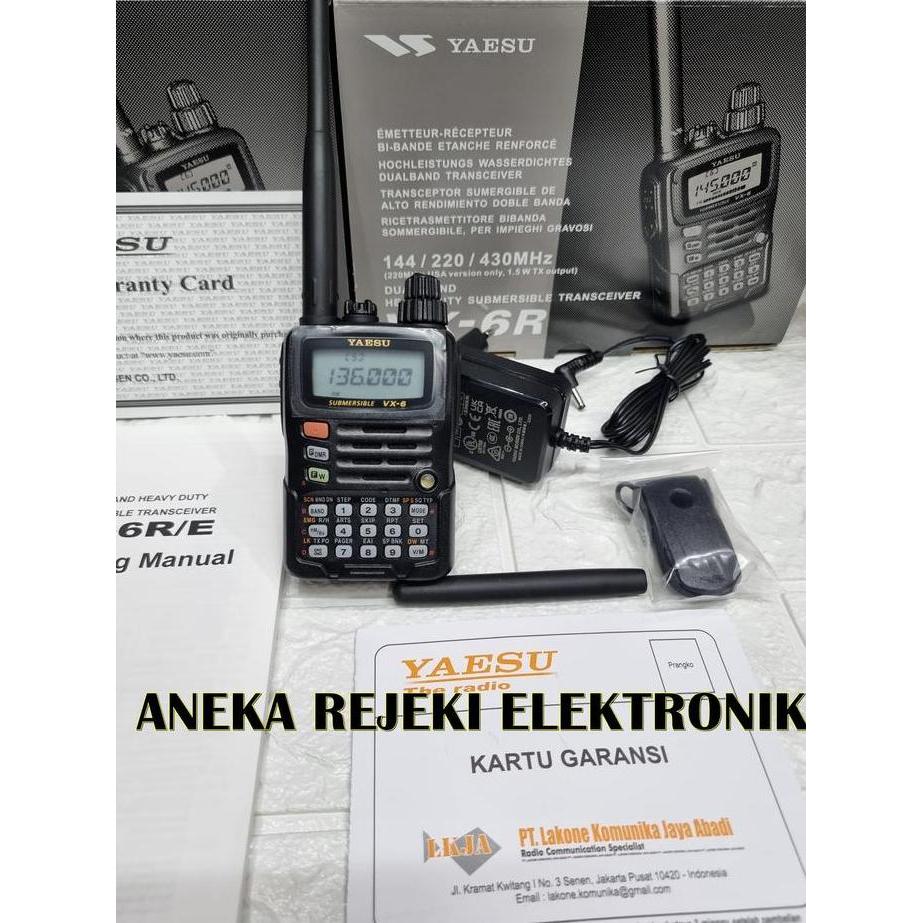 Grosir Yaesu Vx 6R Ht Yaesu Vx6R Vx 6R Dualband Garansi Resmi Original 100%