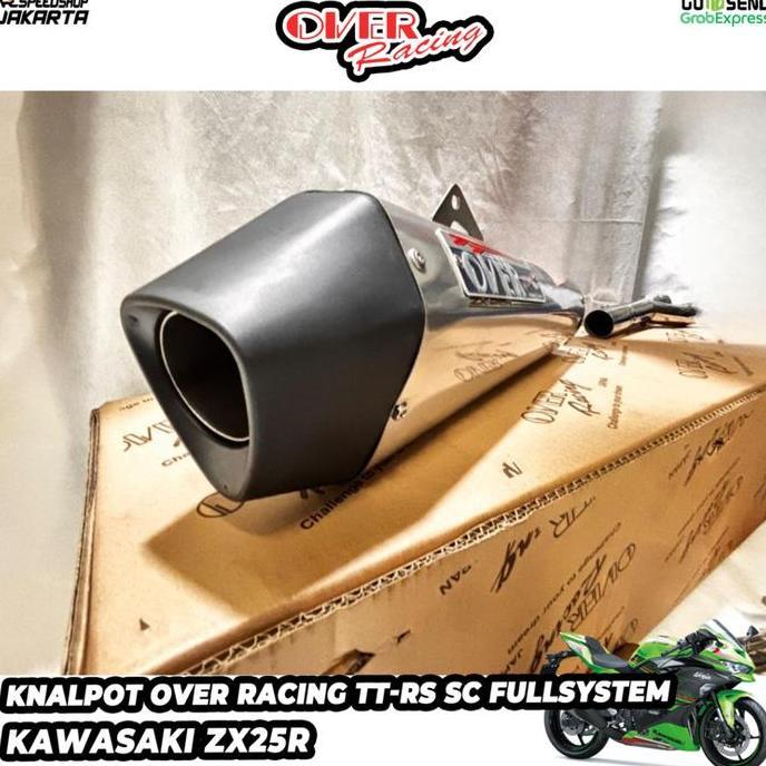 Grosir Knalpot Kenalpot Over Racing Tt-Rs Sc For Kawasaki Zx25 Zx4 Zx4Rr Zx 25 Zx25R Zx25Rr Zx 25 R 