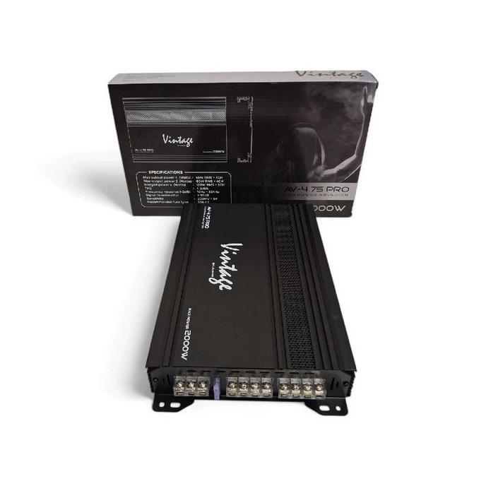 Grosir Power Amplifier 4 Channel Vintage Av-4.75 Pro Power 4 Ch Vintage By Lm Audio