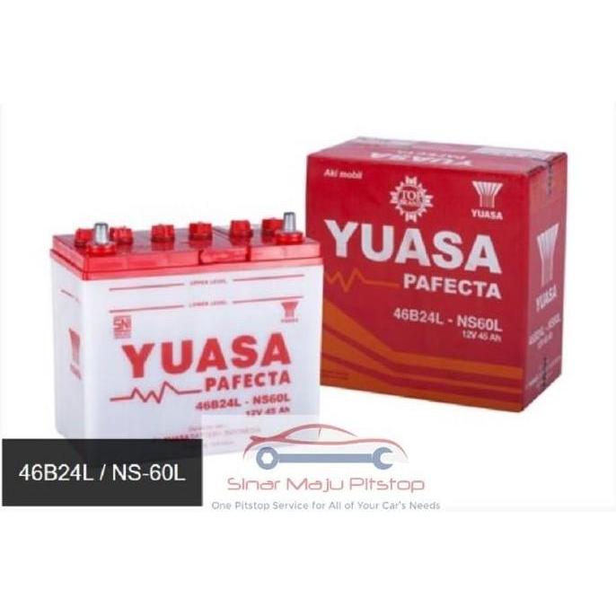 Murah Aki Mobil Yuasa 46B24L Ns60L Suzuki Karimun & Ertiga & Ignis & Baleno
