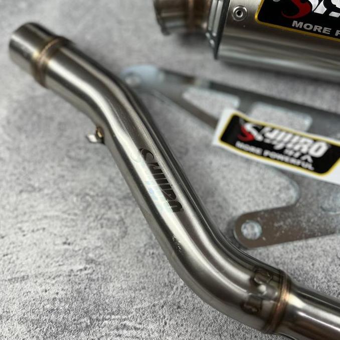 Promo Knalpot Shijiro M3 Long Inlet 38Mm Vespa Sprint Prima S125 Lx 3V Iget