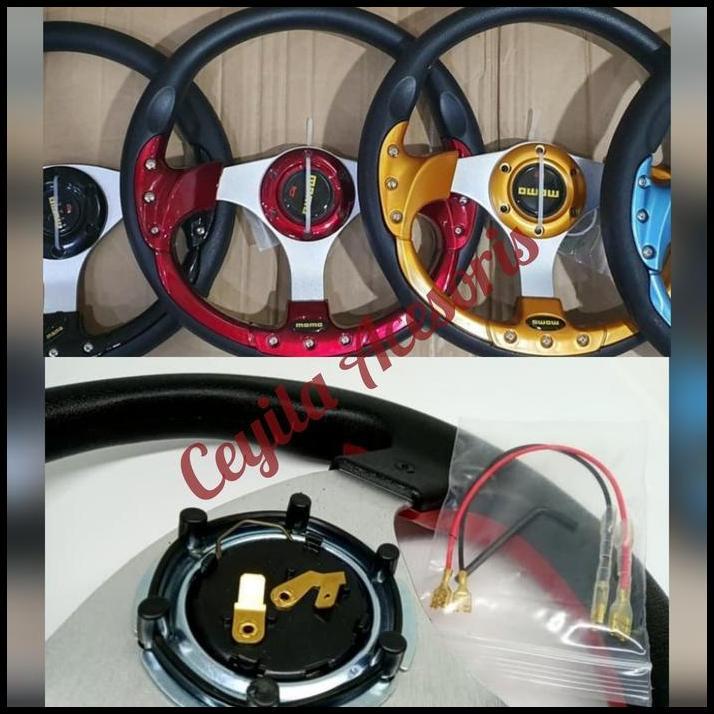 GRATIS ONGKIR STIR RACING MOMO 14 INCH MOBIL CARRY SUZUKI 