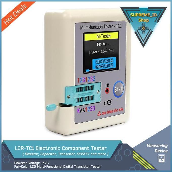 Promo Lcr-Tc1 Lcr-T4 Tft Full Color Lcd Digital Component Transistor Tester