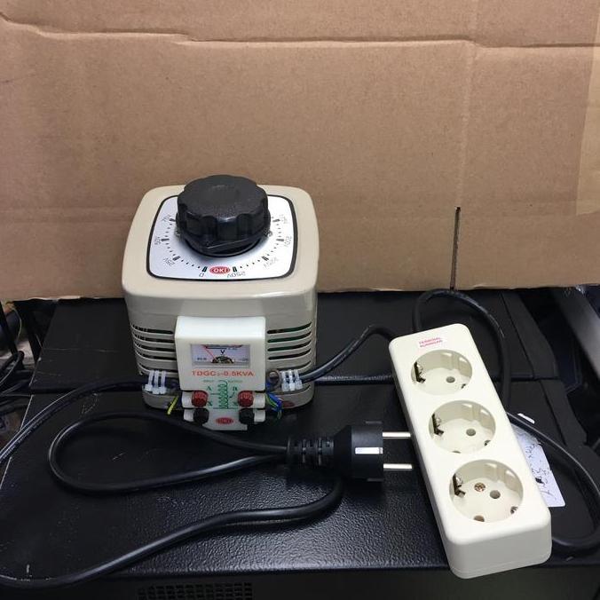 Oki Ac voltage regulator TDGC2 500 + kabel ( Paket tinggal Pakai ) Murah