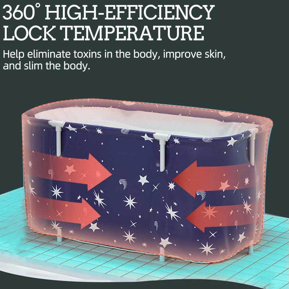 Bak Mandi Lipat Folding Bathtub Portable Bathtub Lipat Bak Mandi Anak Dan Dewasa Air Hangat