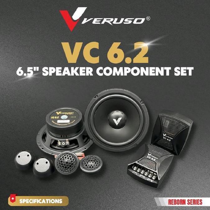 Murah Speaker Split 2Way 6,5 Inch Veruso Vc 6.2 By Vox Research Audio Mobil