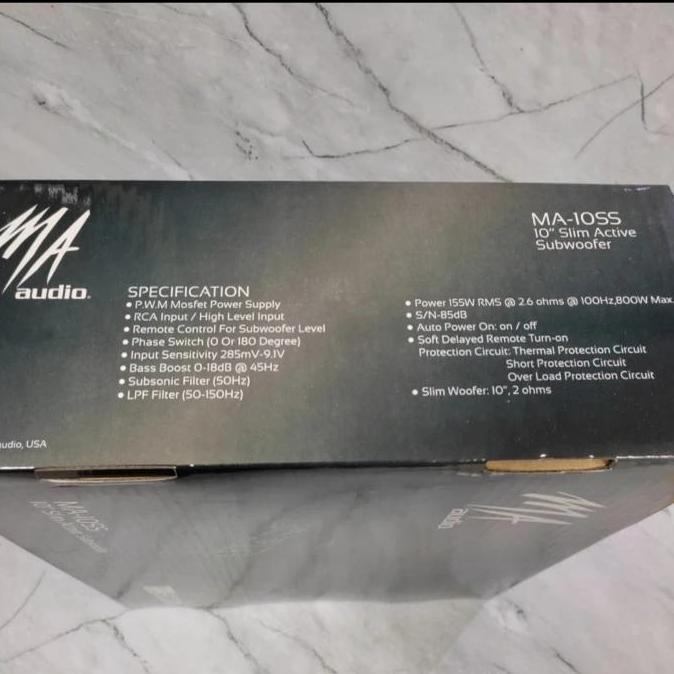 Sale Subwofer Aktif Kolong Jok Mobil 10"Inch Ma Audio