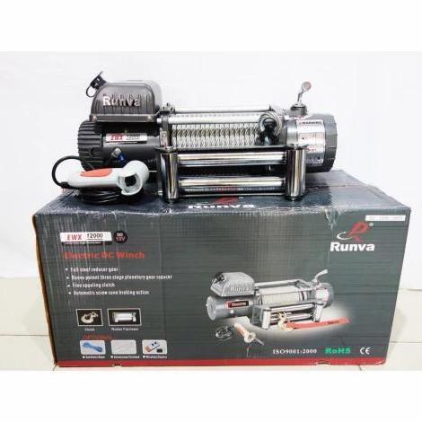 Sale Runva Electric Winch Ewx-12000 24 Volt Kapasitas 5,4 Ton