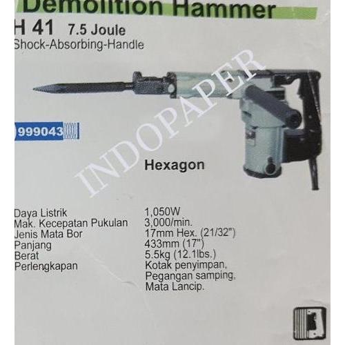 Bor Hammer / Demolition Hammer H41