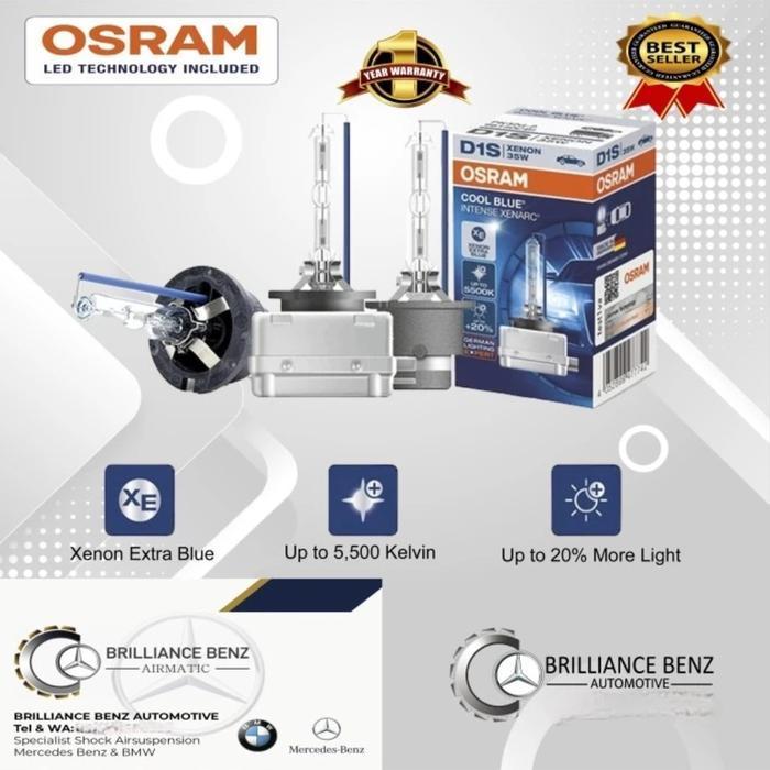 Bohlamp Lampu Osram Coolblue D1S D2S D2R D3S D4S D4R Lampu Utama Osram New Stok