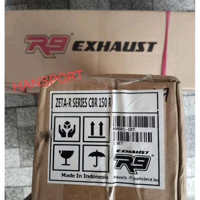 Grosir Knalpot R9 Zeta Original Honda-Knalpot Cb 150 Cbr 150 Original Silincer Motorcycle