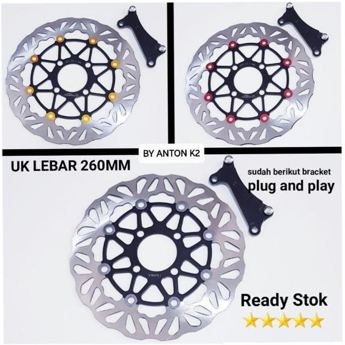 Piringan Cakram Disc Depan Lebar/Besar Motor Beat/Beat Fi/Beat Street