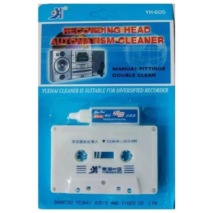Pembersih head tape pemutar kaset pita walkman player boombox cleaner