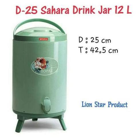 Termos Dispenser Sahara 12 liter Sahara Drink Jar Lion Star