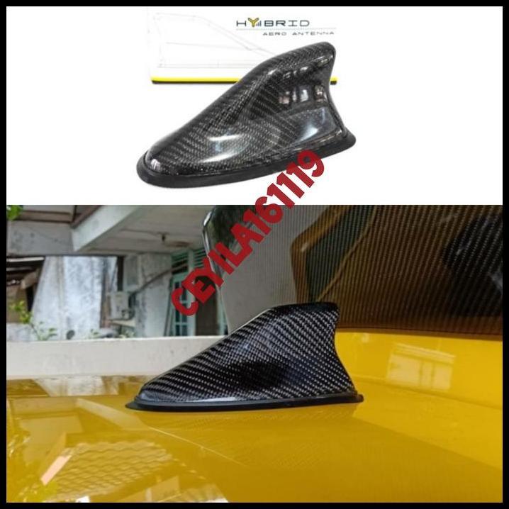 TERLARIS HIBRID ANTENA SIRIP HIU CARBON MOBIL SX4 