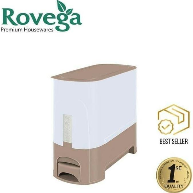 Tempat Beras Rovega 5 kg / Rice Wise Box Dispenser Rovega