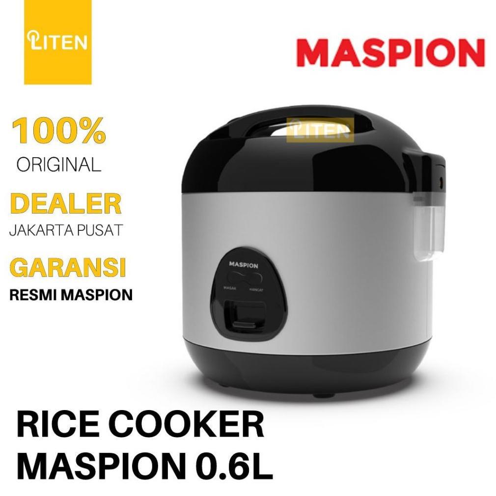 NEW MASPION Rice Cooker Magic Com Mini 0,6 Liter 0.6L MRJ 0623 BSSS Stainless MRJ-0623BSSS MRJ0623BS