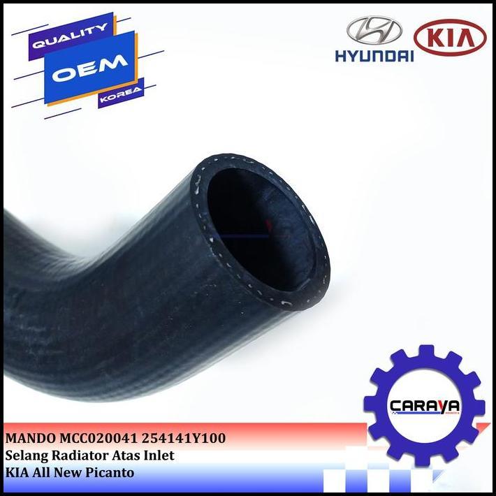 BEST DEAL SELANG RADIATOR ATAS INLET KIA ALL NEW PICANTO ASLI ORI MANDO 