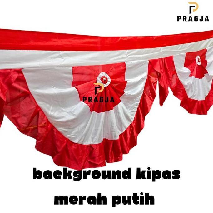Bendera Panjang Background Bendera Rempel Merah Putih