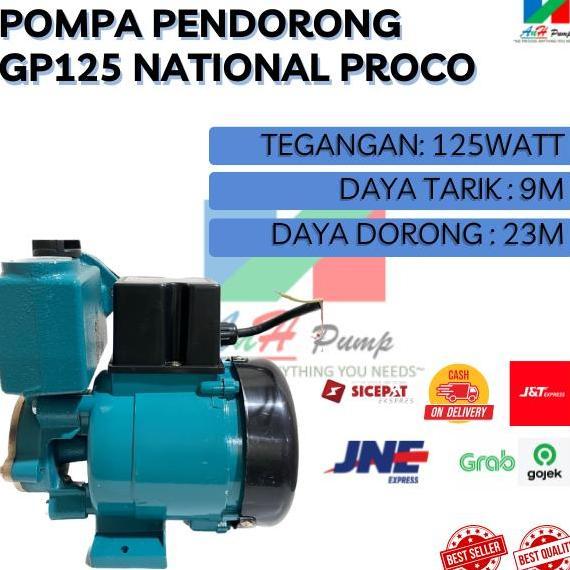 POMPA AIR NATIONAL - MESIN POMPA PENDORONG AIR - NATIONAL GP 125 - POMPA PENDORONG AIR GP125