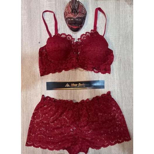 HOT SALE [MERAH JUPE]BRA SET + CD MERAH,LINGERIE,BRASET,BRA + CD,BRA SET BANDUNG