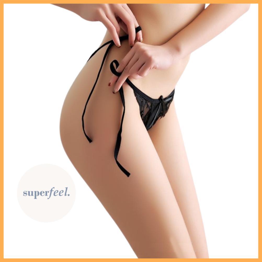 BEST SALE SFL CELANA DALAM SEXY WANITA THONG G STRING PEREMPUAN MODEL IKAT SAMPING TALI RENDA CD KOL