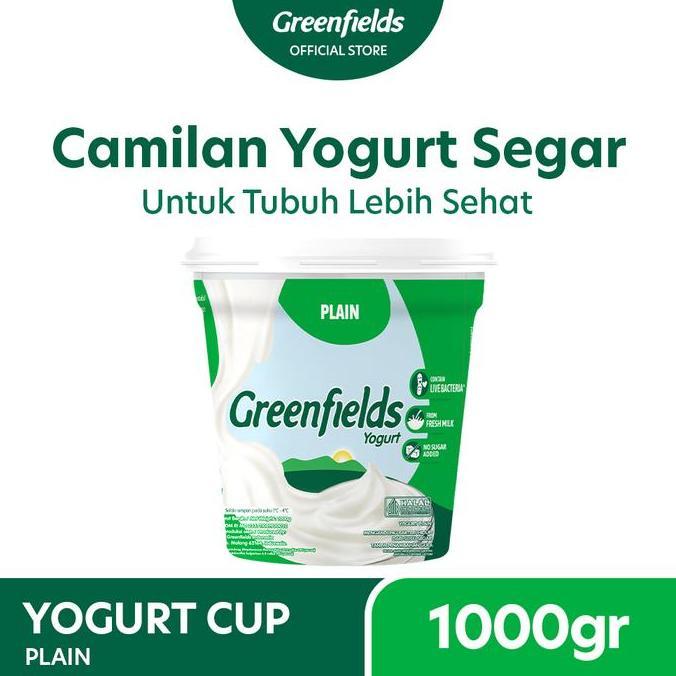 Yogurt Greenfields Plain 1kg