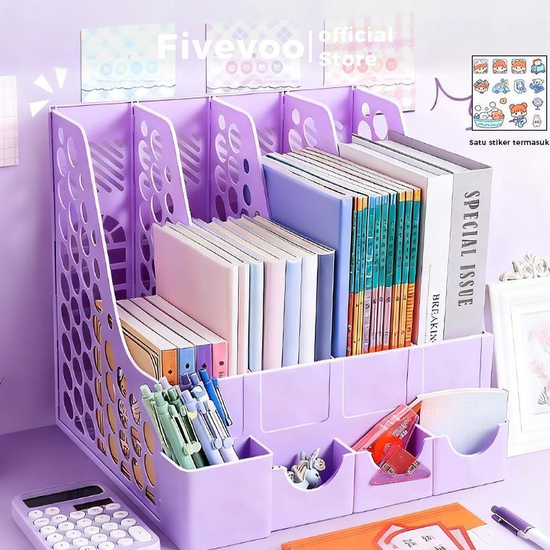 termurah fivevoo rak dokumen kantor/ tempat penyimpanan/ organizer stationery & dokumen/rak standing