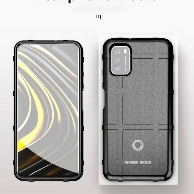 Discount CASE XIAOMI POCO M3 / POCO M3 PRO RUGGED SHIELD ARMOR MILITARY ANTI SHOCK PROOF - RUGGED-SH