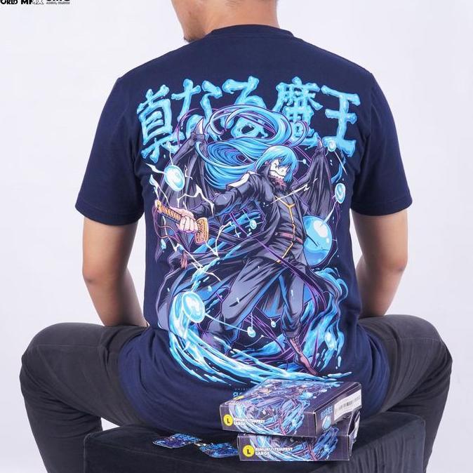 CLOWOR Rimuru Tempest The True Demon Lord Slime Anime Tensura Tensei Shitara Kaos T-shirt