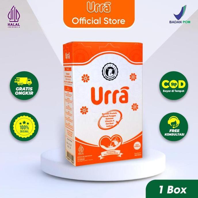Urra Goat Milk Susu Kambing Bubuk Saanen 1 Box