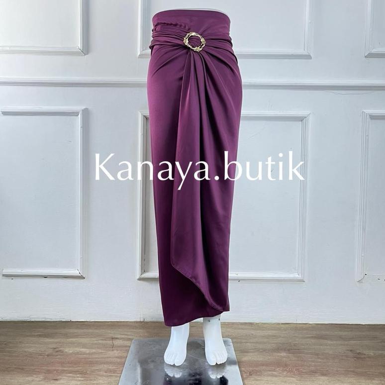 NEW Rok lilit satin // satin wrap skirt // bawahan kebaya // rok polos // rok satin