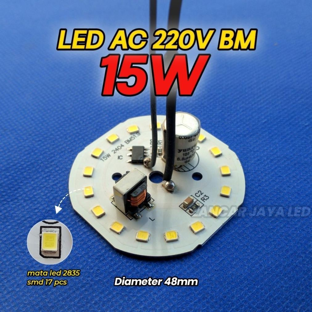 NAEVATRADE PCB LED AC BM  WATT 7,9,12,15,18~LANCAR JAYA LED~ TERLARIS