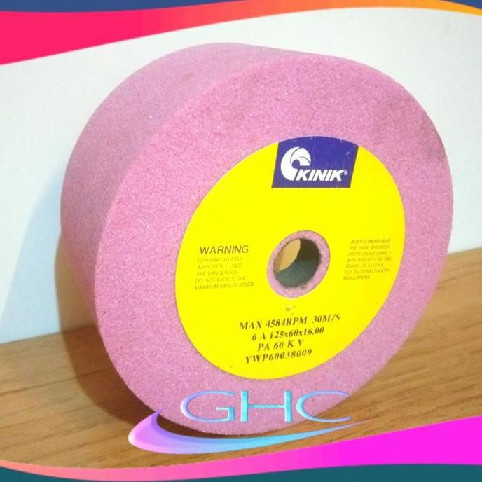 ZISIMAHE (GHC)Batu Gerinda Asah Mangkok 5 inch Size 125 x 60 x 16 PA 60 KV 6A
