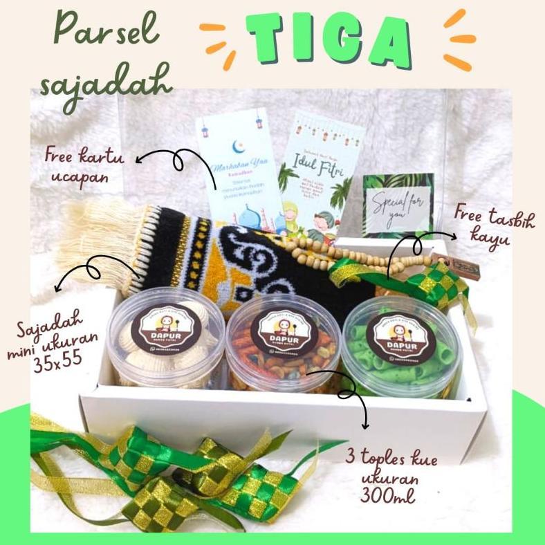 CALISTASPACE HAMPERS RAMADHAN IDUL FITRI PAKET THR PARSEL SAJADAH HIJAB KUE KERING KHAS LEBARAN KADO