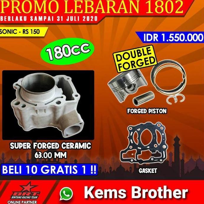 ZISIMAHE BLOK BRT SONIC BORE UP 63MM ORIGINAL BRT