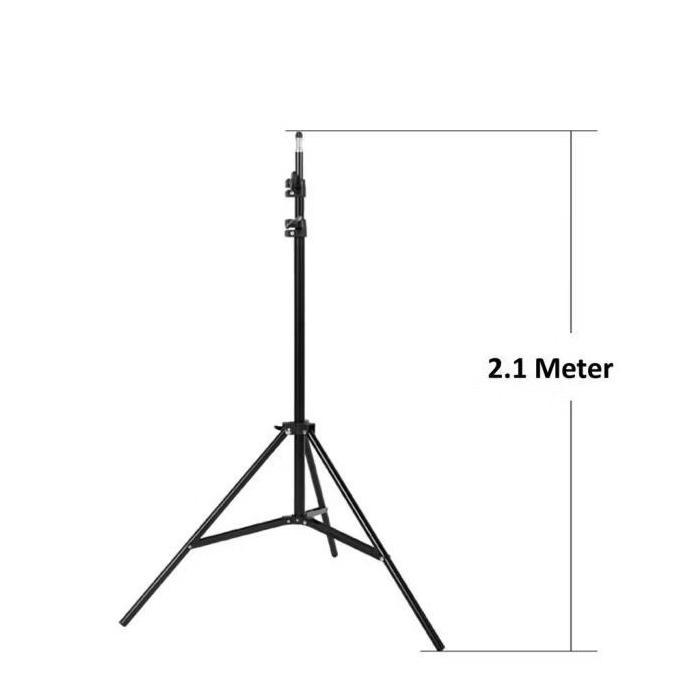 BESTPROMO TRIPOD Panjang 2.1 Meter Tripod HANDPHONE hp u holder Kaki Stabilizer 1m 1.6m Dan 2.1meter