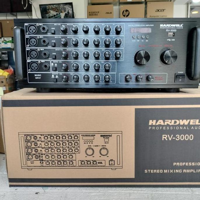 AMPLIFIER HARDWELL RV-3000 / RV3000 / RV 3000 BLUETOOTH-USB ORIGINAL