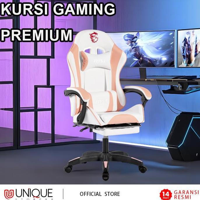 LYNVIOND Kursi Gaming Gamers Chair Kursi Kantor Kursi Main Game Hidrolik Kursi Balap Kursi Gaming de