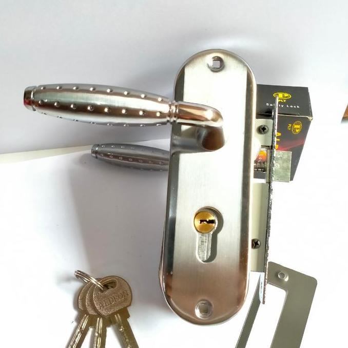 Kunci pintu kecil handle pintu kecil full set bagus